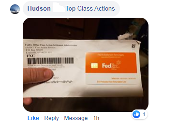 Fed Ex Giftcard on TCA fb