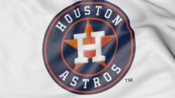 Huston Astros MLB flag