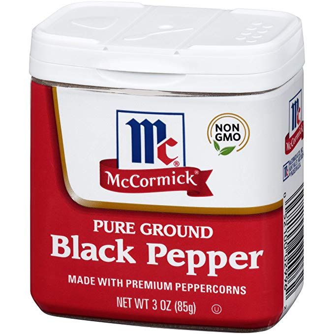 Case of McCormick Black Peppercorn Grinder (6 Total)