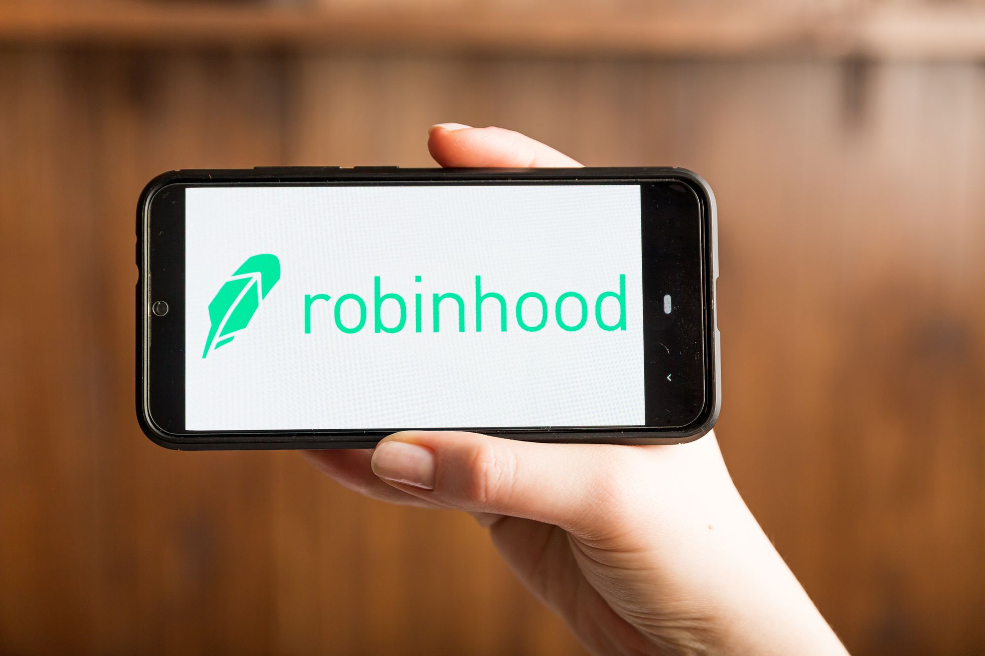 Robinhood app on phone