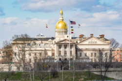 The New Jersey capitol in Trenton