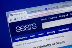 Sears web page
