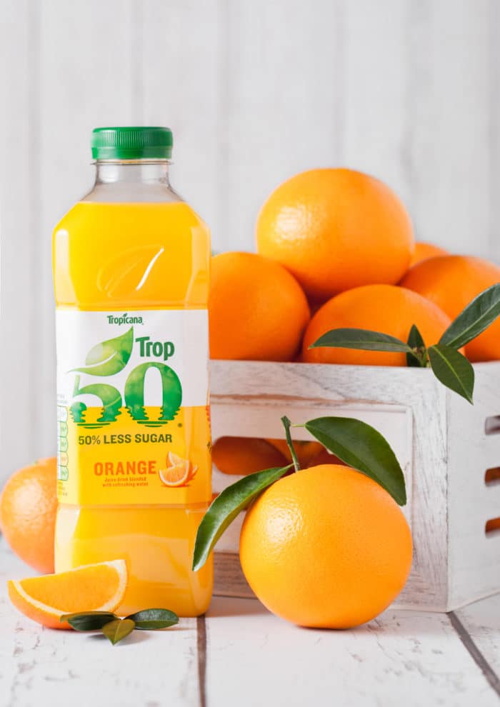 Tropicana 50 orange on sale juice