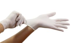 Gloves can protect people from touching surfaces or items contaminated with the coronavirus.