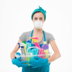 Method cleaning toxic products