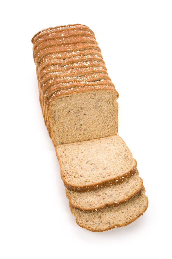 whole wheat bread sliced