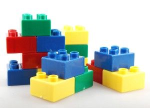 Lego-like toy blocks