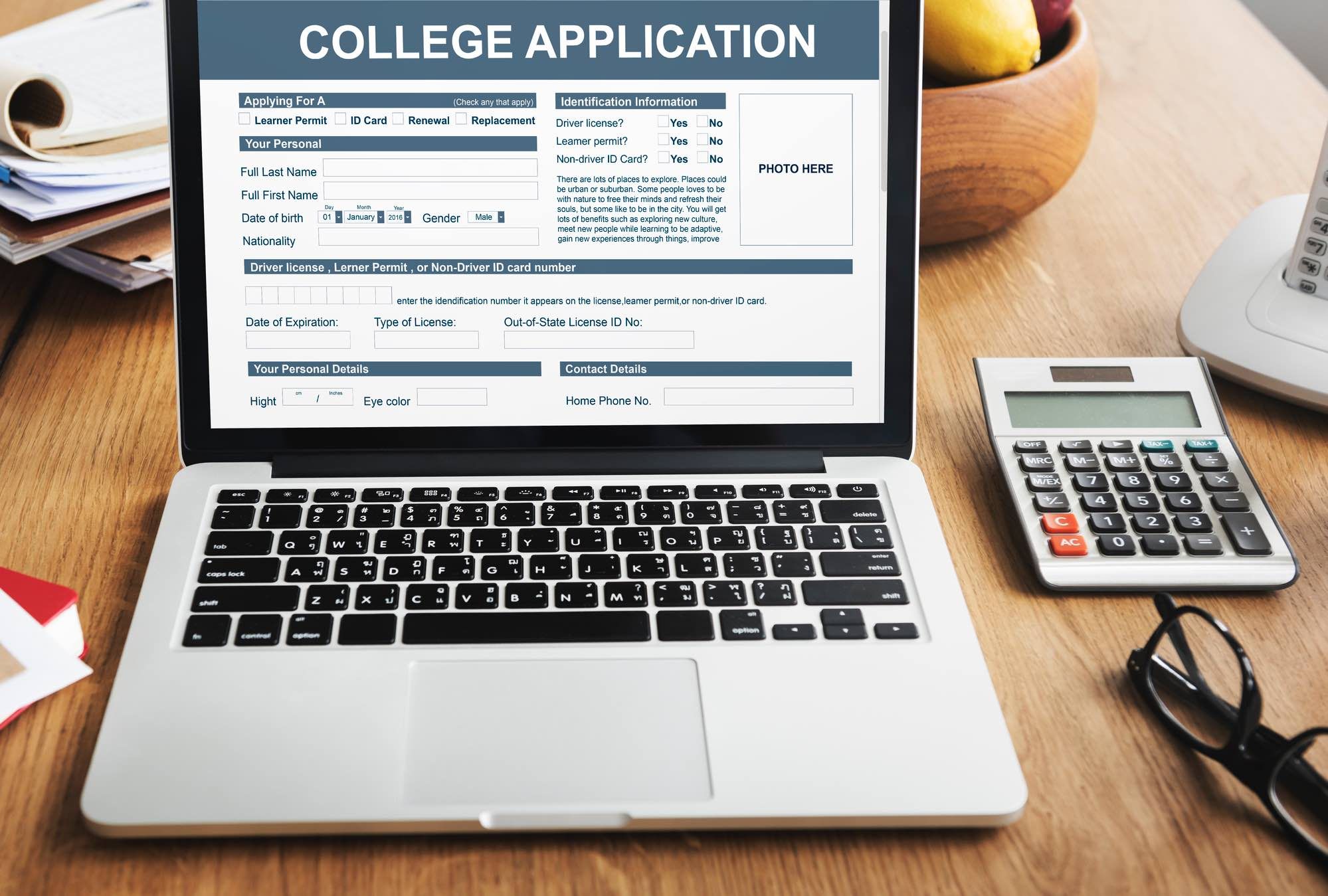 college applicants college app