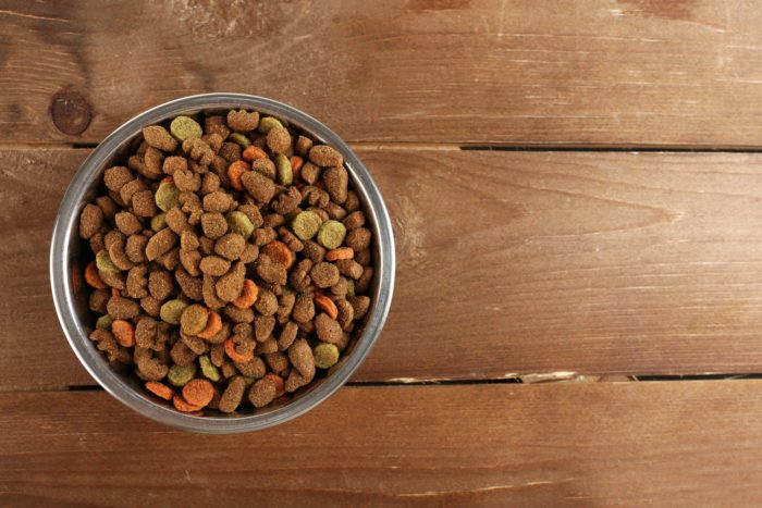 Nutro pet food in a bowl