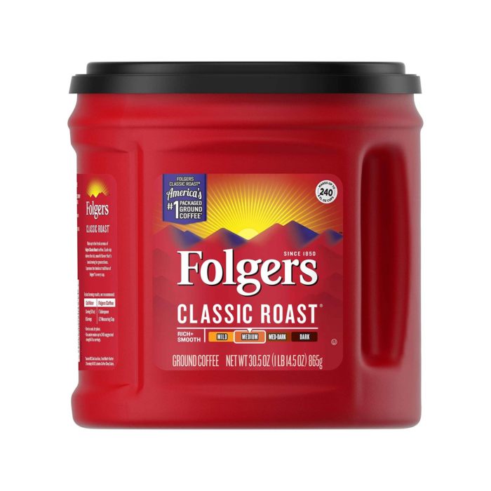 Folgers Class Action Says Coffee Canisters Are Mislabeled