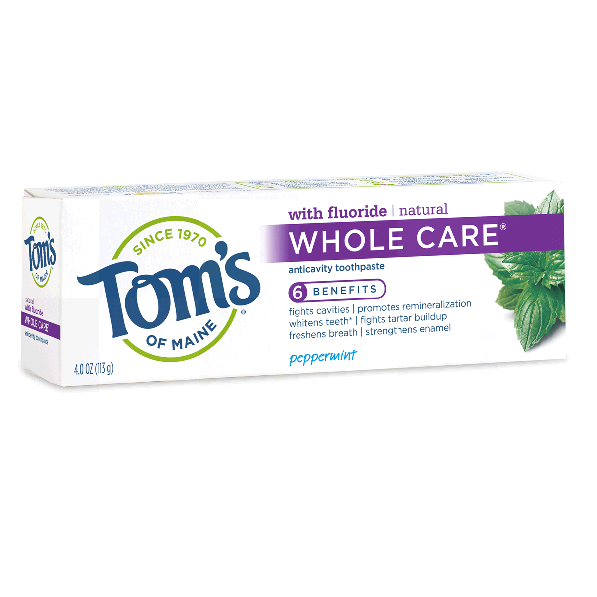 Tom's of Maine toothpaste