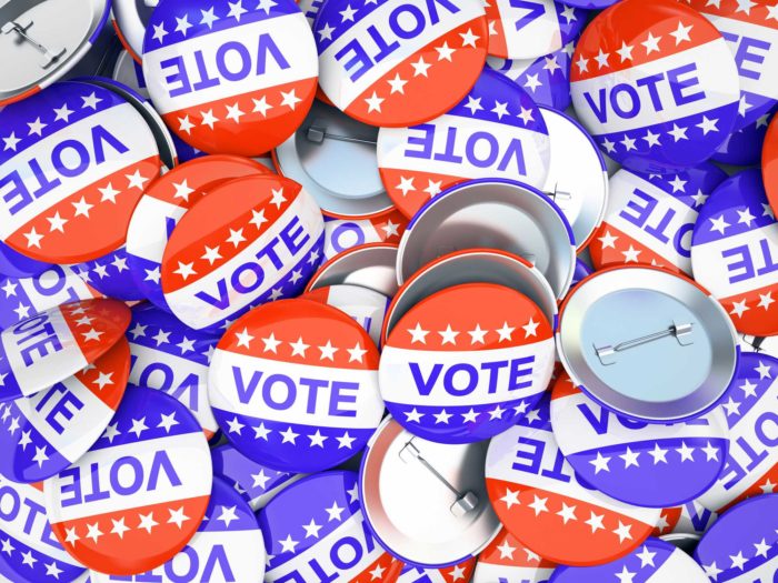 Alabama voter get vote button