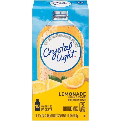 Crystal Light lemonade
