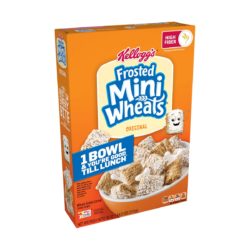 Kellogg's cereal products like Frosted Mini Wheats are allegedly marketed as healthy despite high sugar.