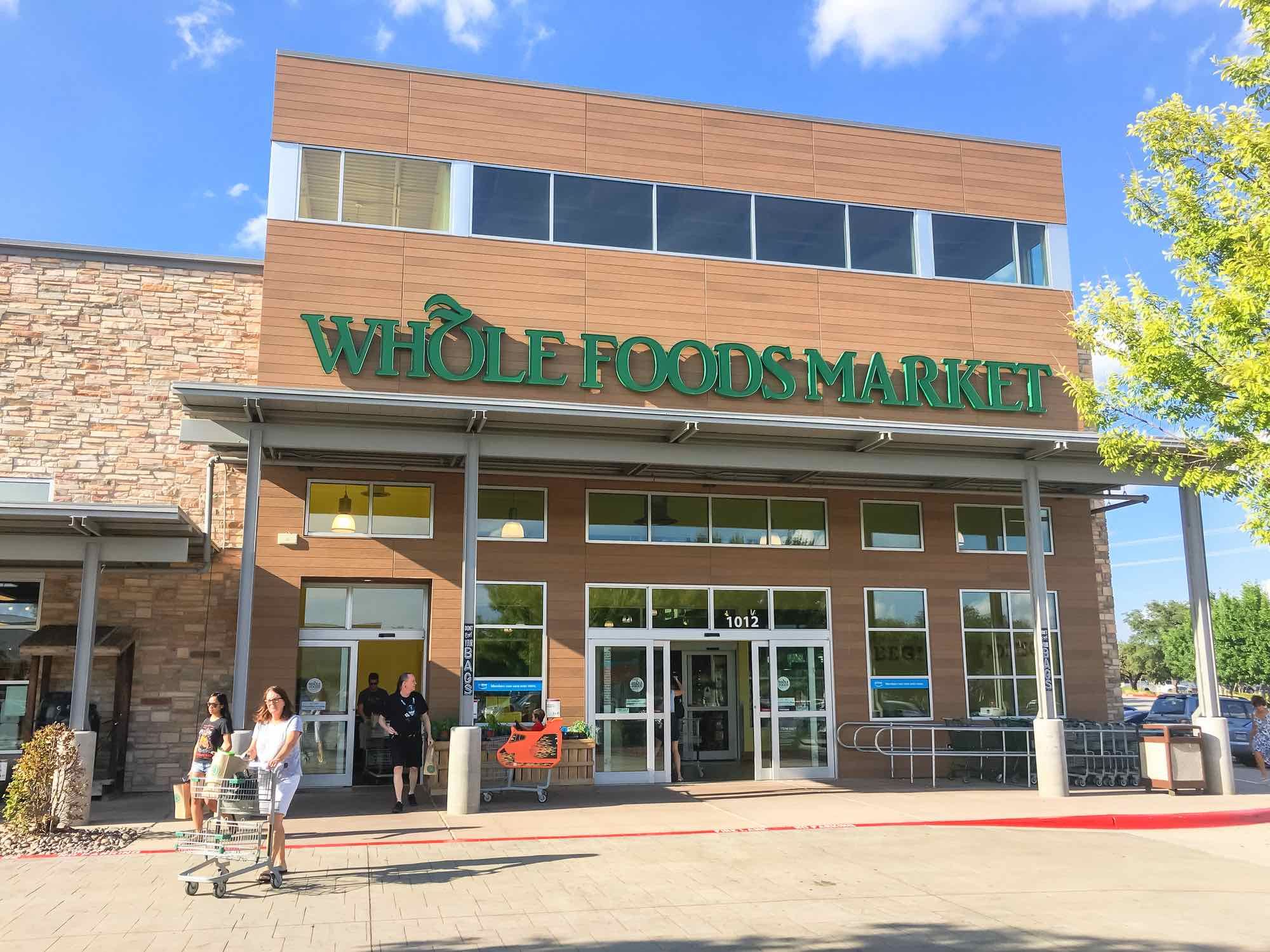 Black Lives Matter protesting at Whole Foods