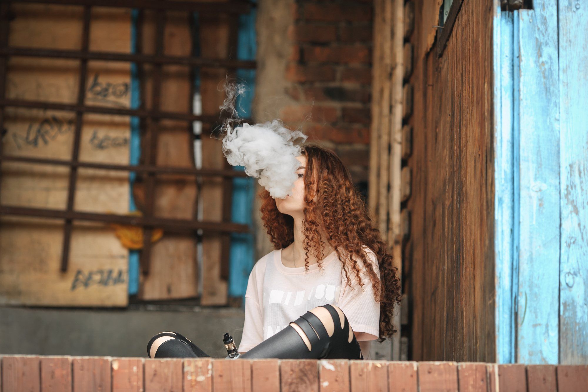 Teen girl vapes and vaping in teens may impose greater risk of COVID19