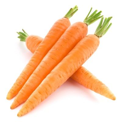 Four carrots on white background - Hostess Donettes