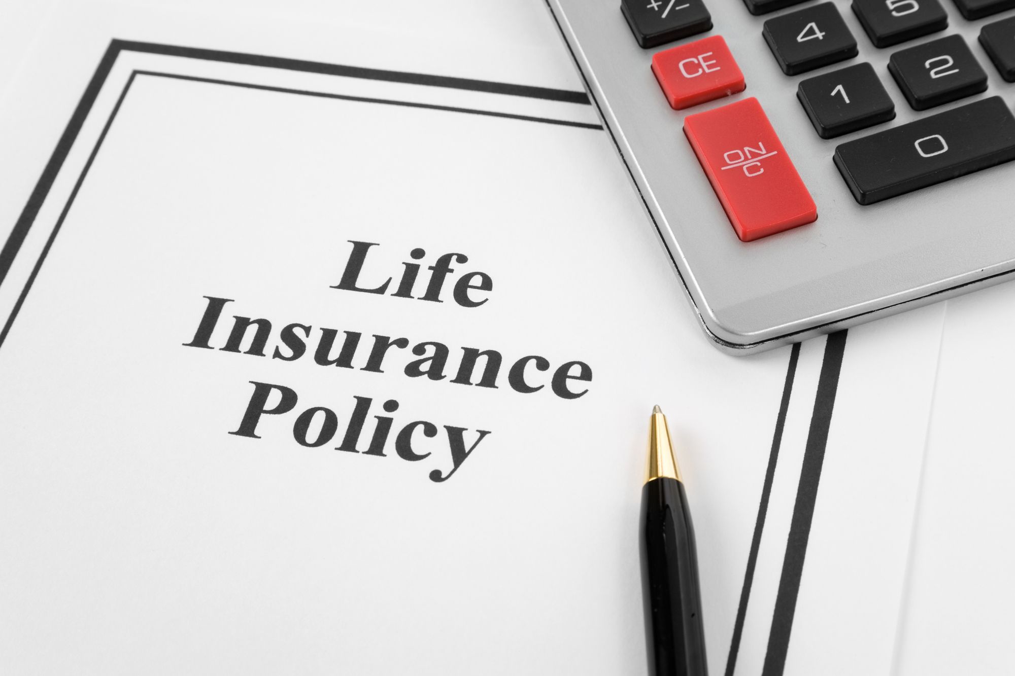 Life insurance policy paperwork