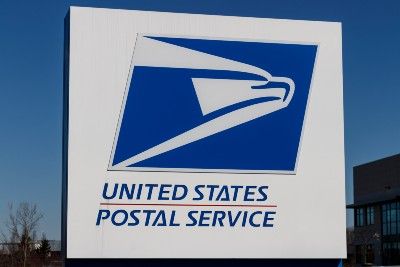 United States Postal Service sign - voting by mail