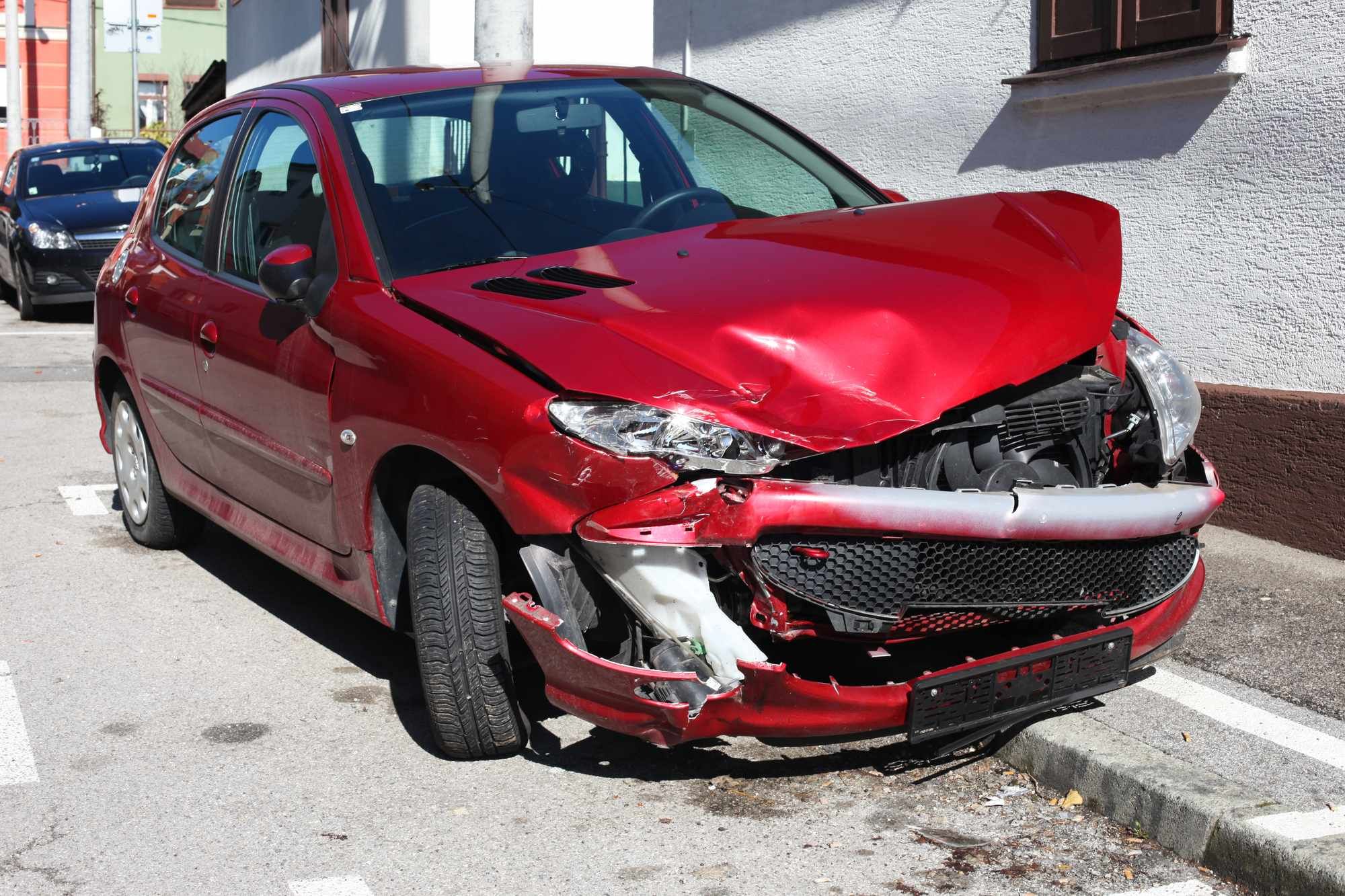 Insurance companies may deem a total loss of vehicle after a car wreck - pemco insurance
