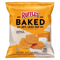 Chedder and Sour Cream Baked Ruffles are allegedly packaged to deceive customers.