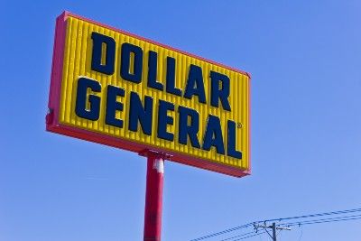 Dollar General store sign - Dollar General pain reliever