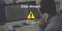 Data breach while man is at work
