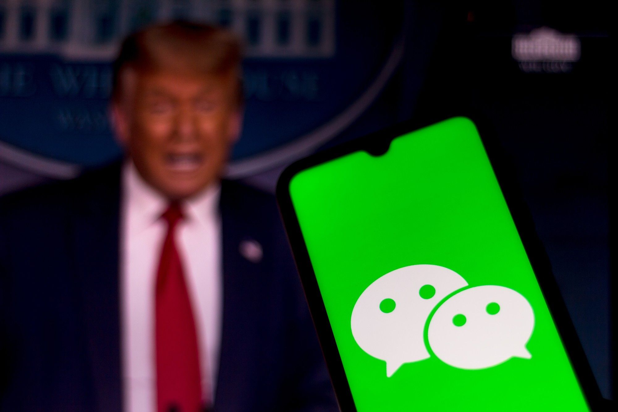The Trump administration is defending it's attempts to ban WeChat.