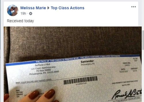 Four Settlement Checks In The Mail Top Class Actions