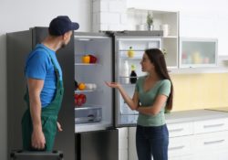 A refrigerator defect may result in ice buildup.