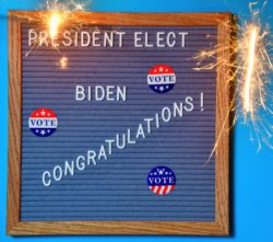 Pennsylvania's presidential election results favor Joe Biden.