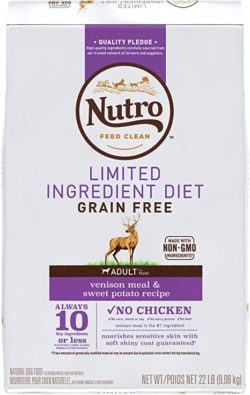 Nutro Limited Ingredient Diet dog food may be misleadingly advertised. 