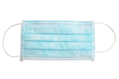 Blue surgical mask - employee safety