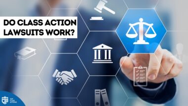 "Do Class Action Lawsuits Work?" title screen from youtube video.
