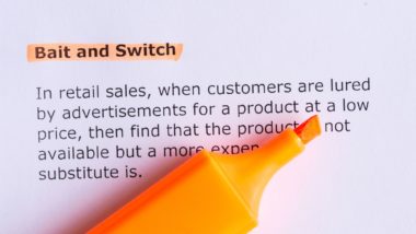Did Grande Communications participate in bait and switch advertising?