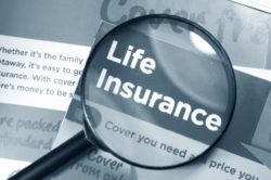 Life insurance premium paperwork