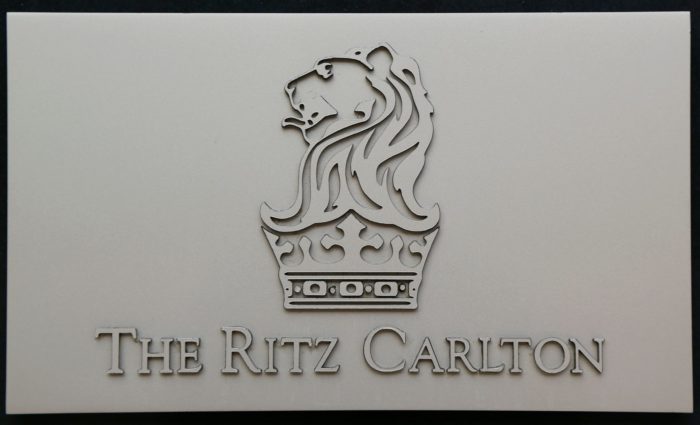 Ritz-Carlton sign