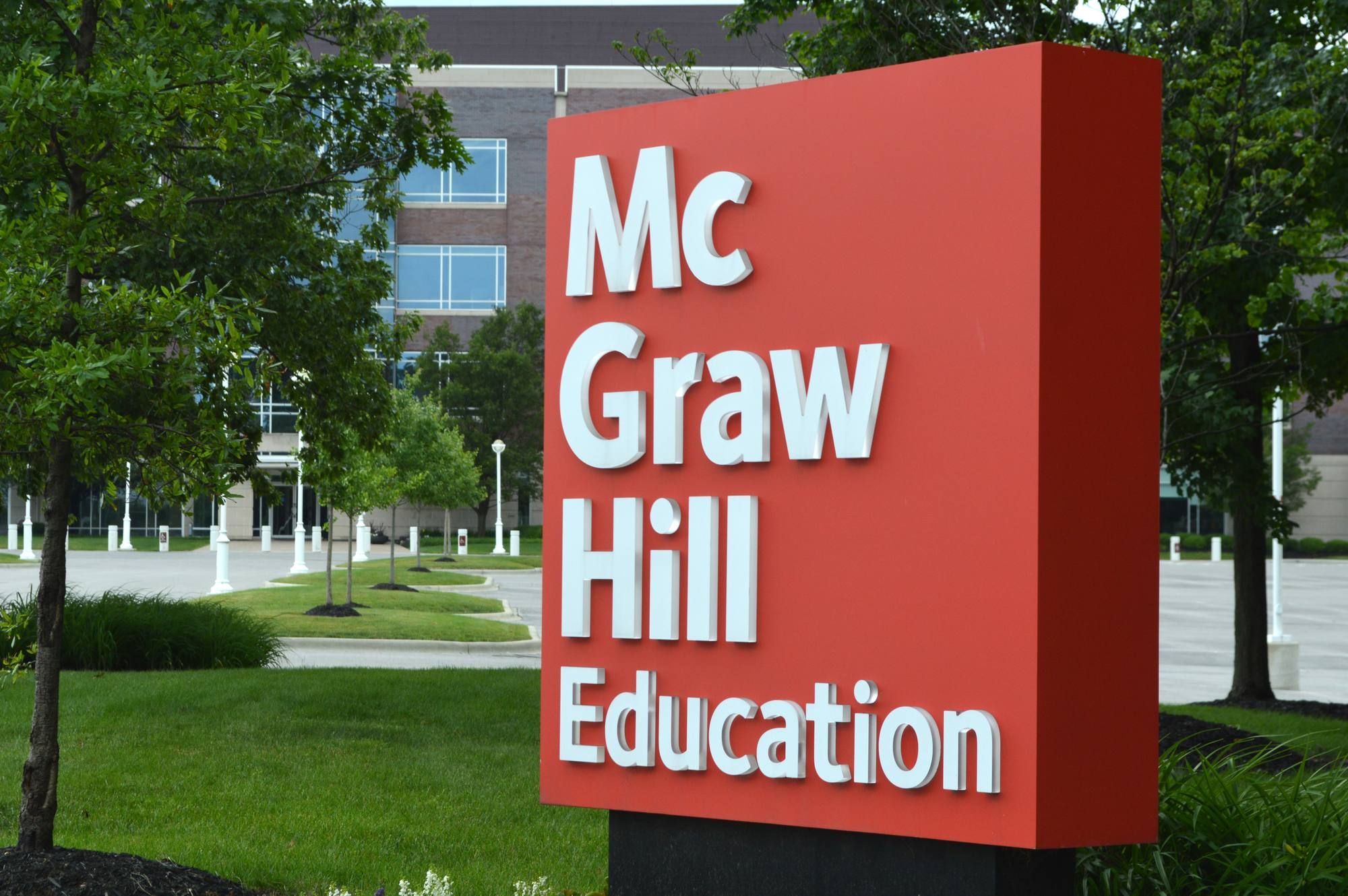 McGraw Hill Sign regarding the class action lawsuit filed over Authors' royalties 