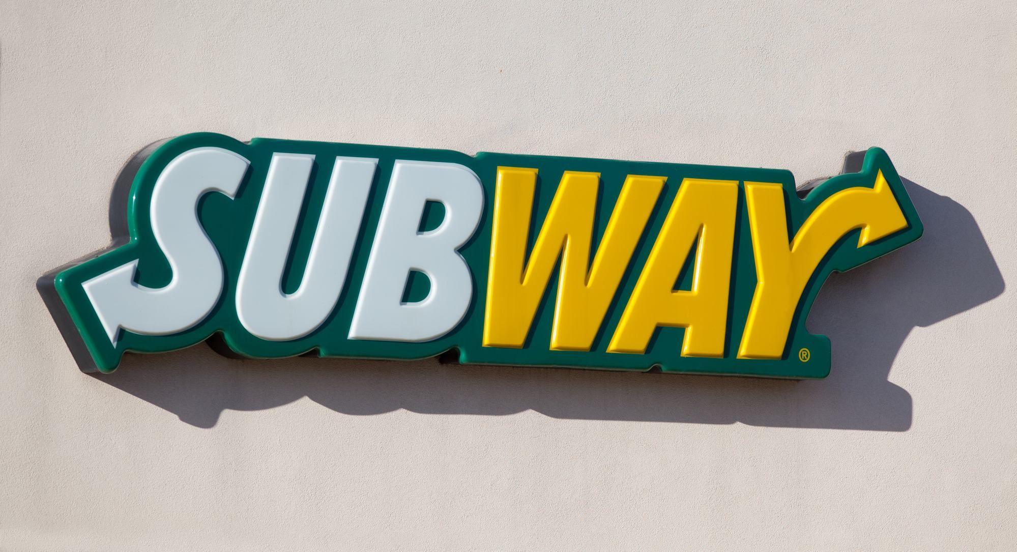 Subway sign regarding the Subway's tuna Sandwich class action lawsuit 