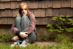 Foster teenager in the foster care system.