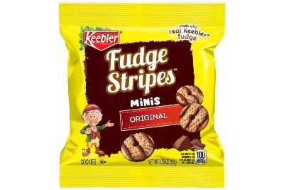 Keebler Fudge Stripes cookie package - Keebler fudge