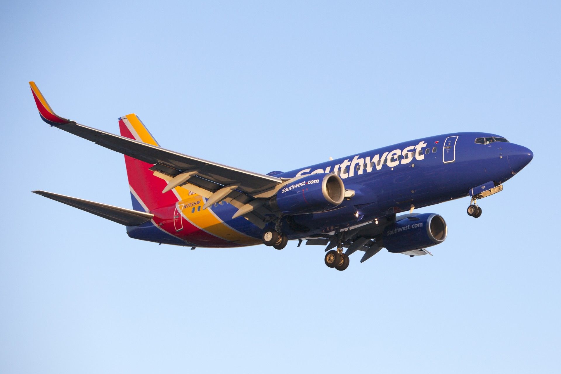 Southwest Airlines plane in flight - domestic airlines price-fixing