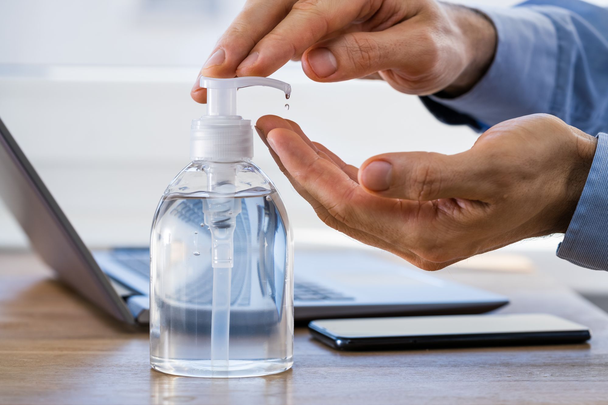 A hand sanitizer has a carcinogen, a class action lawsuit claims.