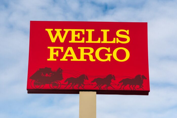 Wells Fargo bank sign - wells fargo settlement - wells fargo class action lawsuit - call recordings