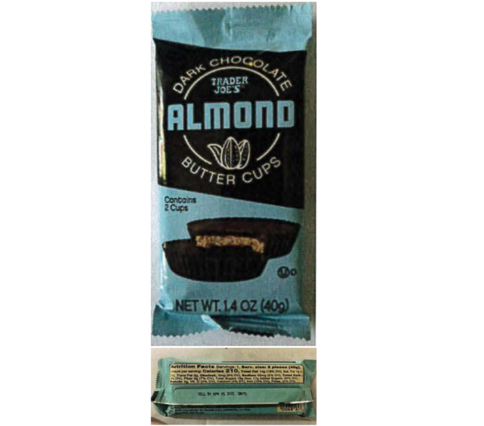 Pennsylvania company Bazzini LLC has recalled all of its Trader Joe’s Dark Chocolate Almond Butter Cups 2-Paks because the products may contain peanut protein.