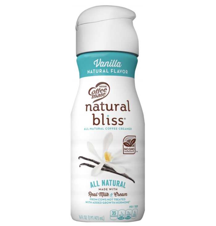Nestlé’s Coffee-Mate Natural Bliss Vanilla Creamer Contains No Natural Vanilla, Class Action Claims