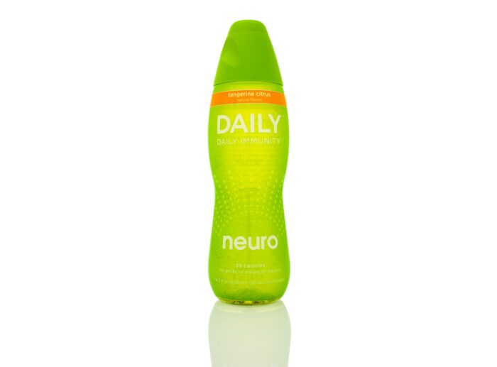 A green bottle of NeuroDAILY - neurobrands dl-malic acid neuro drinks - neurosonic
