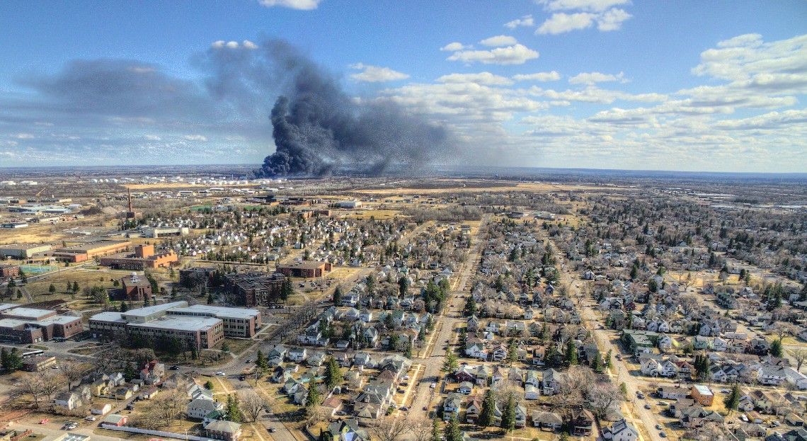 The Husky Energy Refinery in Superior, Wisconsin exploded in April 2018