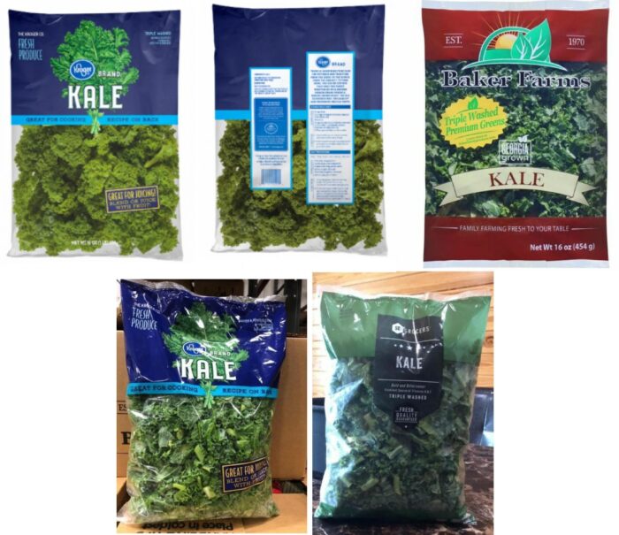 kroger recall and bagged kale