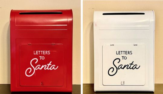 Letters To Santa Metal Mailbox